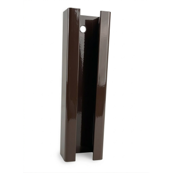 Łącznik słupka ogrodzeniowego 60×40 Brązowy RAL 8017