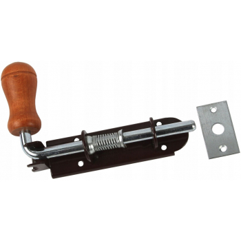 Zasuwka sprężynowa 150mm malowana wąska