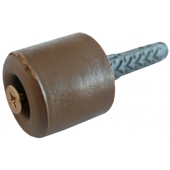 Odbojnik gumowy ogranicznik z wkrętem mały BRĄZ