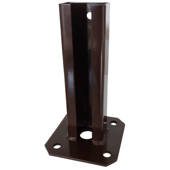 Podstawa słupka panelowego 60x40 brązowa