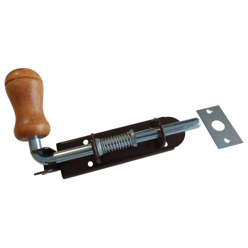 Zasuwka sprężynowa 120mm malowana wąska