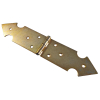 Zawias budowlany ozdobny ocynk 50x250mm