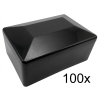 Nasadka daszek na słupek ogrodzeniowy pcv 40x60mm Czarny 100szt