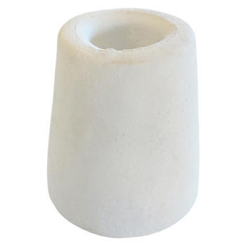 Odbojnik garażowy gumowy ogranicznik duży BIAŁY