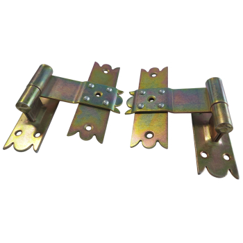 Zawias krzyżowy ozdobny kpl 2 szt ocynk