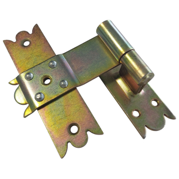 Zawias krzyżowy ozdobny kpl 2 szt ocynk