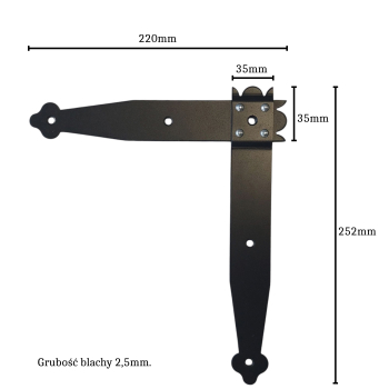 Narożnik altanowy 300mm kpl 2 szt malowany