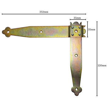 Narożnik altanowy 300mm kpl 2 szt ocynk
