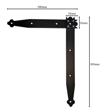 Narożnik altanowy 400mm kpl 2 szt malowany