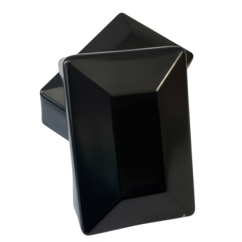 Nasadka daszek na słupek ogrodzeniowy pcv 40x60mm Czarny 10 000 szt / paleta