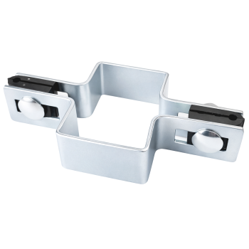 Obejma ogrodzeniowa słupka pośrednia do paneli 60x40 ocynk galwaniczny