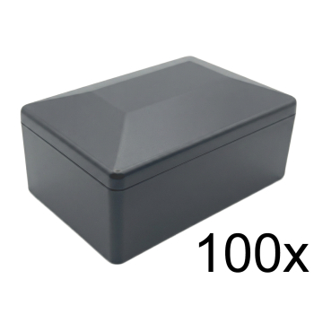 Nasadka daszek na słupek ogrodzeniowy pcv 40x60mm Antracyt Grafit 100szt
